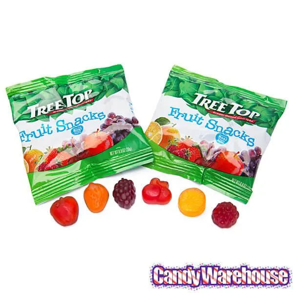 Tree Top All Natural Fruit Snacks Candy Packets: 80-Piece Box