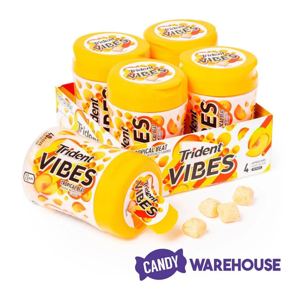 Trident Vibes Tropical Beat Gum: 4-Piece Box