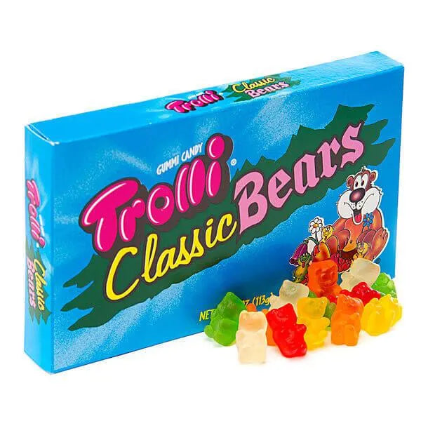 Trolli Classic Gummy Bears 4-Ounce Theater Boxes: 12-Piece Case