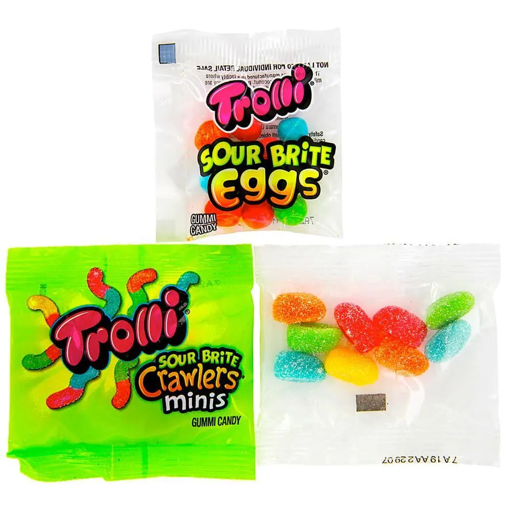 Trolli Easter Egg Hunt Candy Snack Packs Mix: 40-Piece Bag