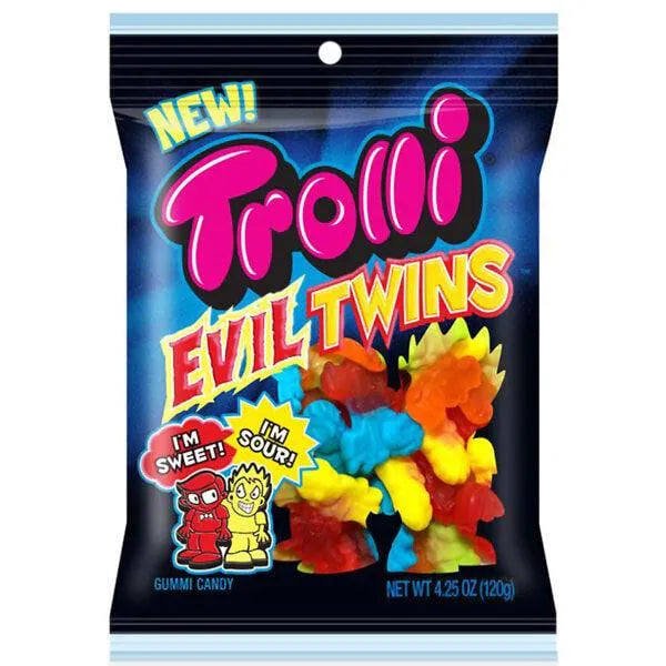 Trolli Evil Twins Sweet and Sour Gummy Candy: 3LB Box