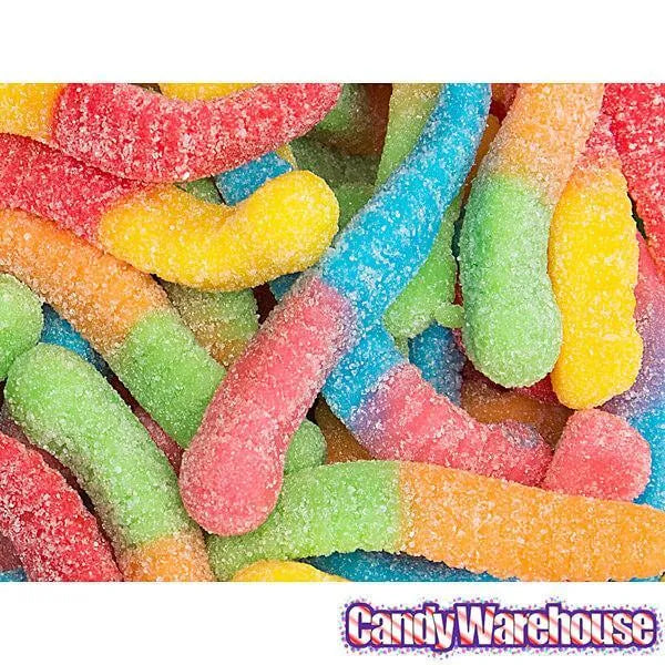 Trolli Sour Brite Crawlers Gummy Worms: 5LB Bag