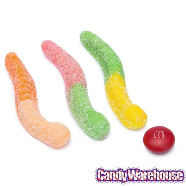 Trolli Sour Brite Crawlers Gummy Worms Candy - Tropical: 3.75LB Box