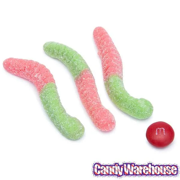 Trolli Sour Brite Crawlers Gummy Worms Candy - Watermelon: 3.75LB Box