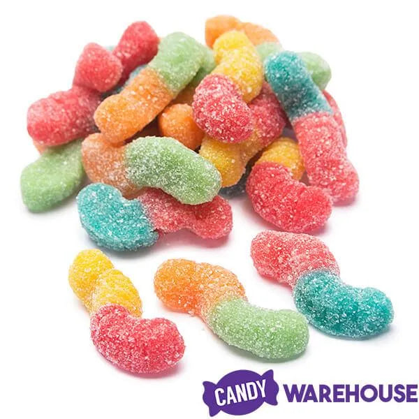 Trolli Sour Brite Crawlers Gummy Worms in Halloween Skull