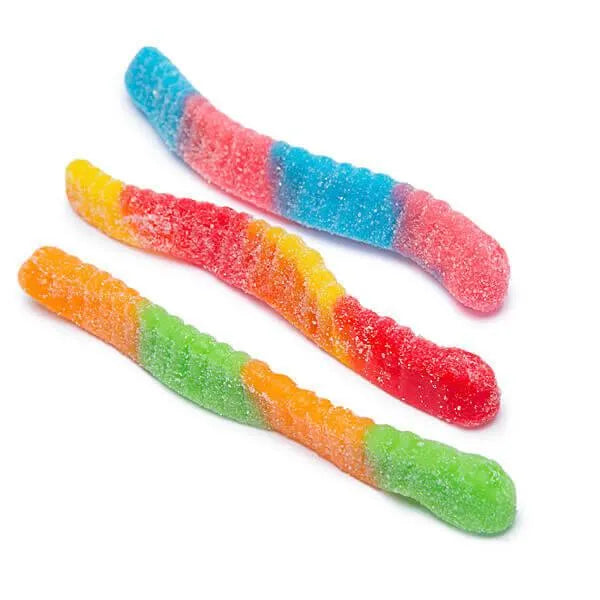 Trolli Sour Brite Crawlers Gummy Worms - Large: 5LB Bag