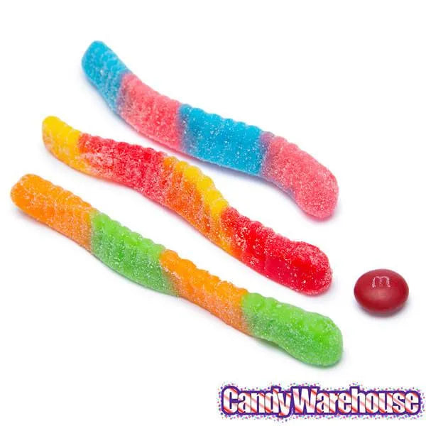 Trolli Sour Brite Crawlers Gummy Worms - Large: 5LB Bag