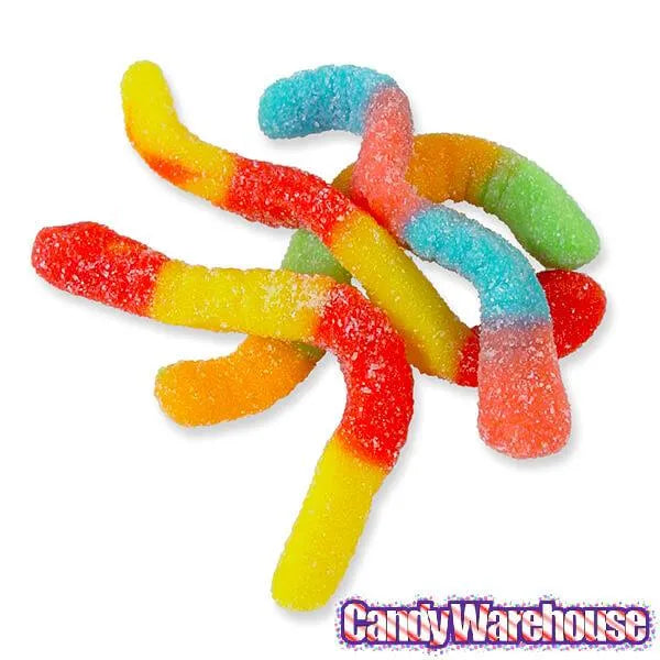 Trolli Sour Brite Crawlers Gummy Worms - Large: 5LB Bag