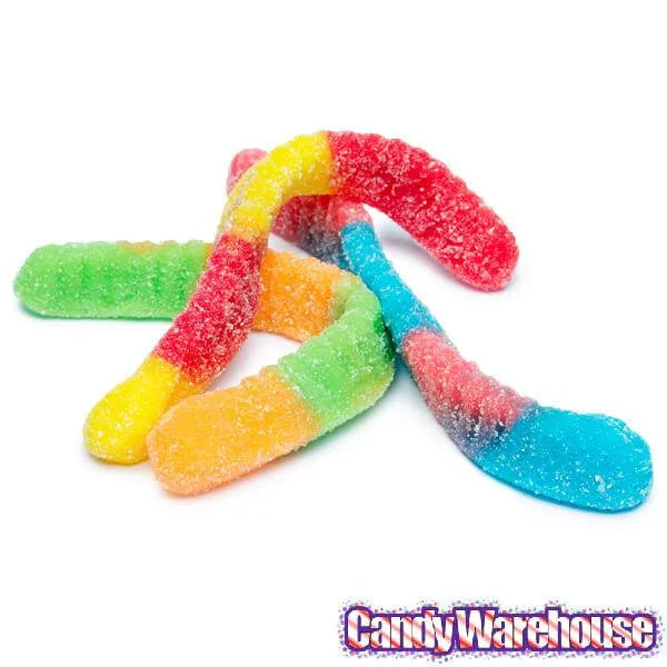 Trolli Sour Brite Crawlers Gummy Worms - Large: 63.5-Ounce Tub