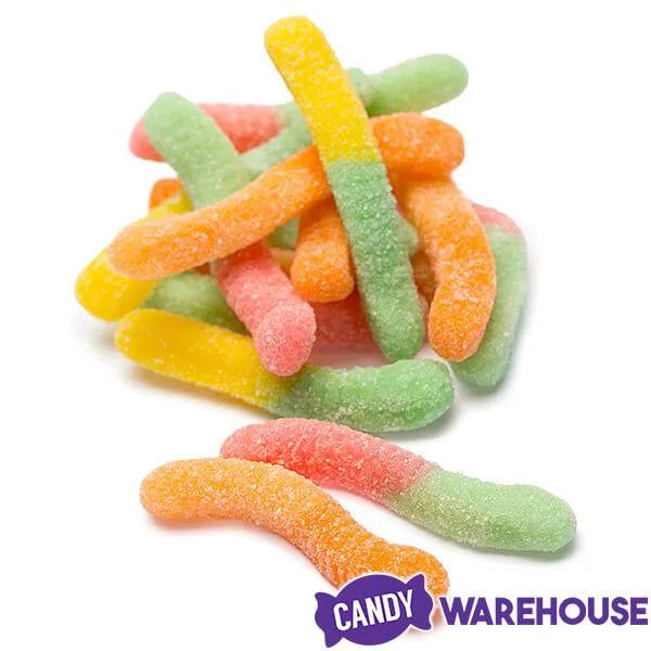 Trolli Sour Brite Crawlers Gummy Worms - Tropical: 9-Ounce Bag