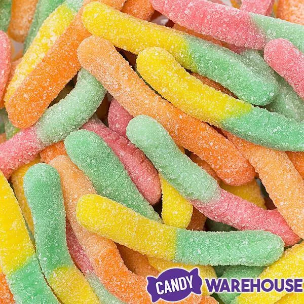 Trolli Sour Brite Crawlers Gummy Worms - Tropical: 9-Ounce Bag