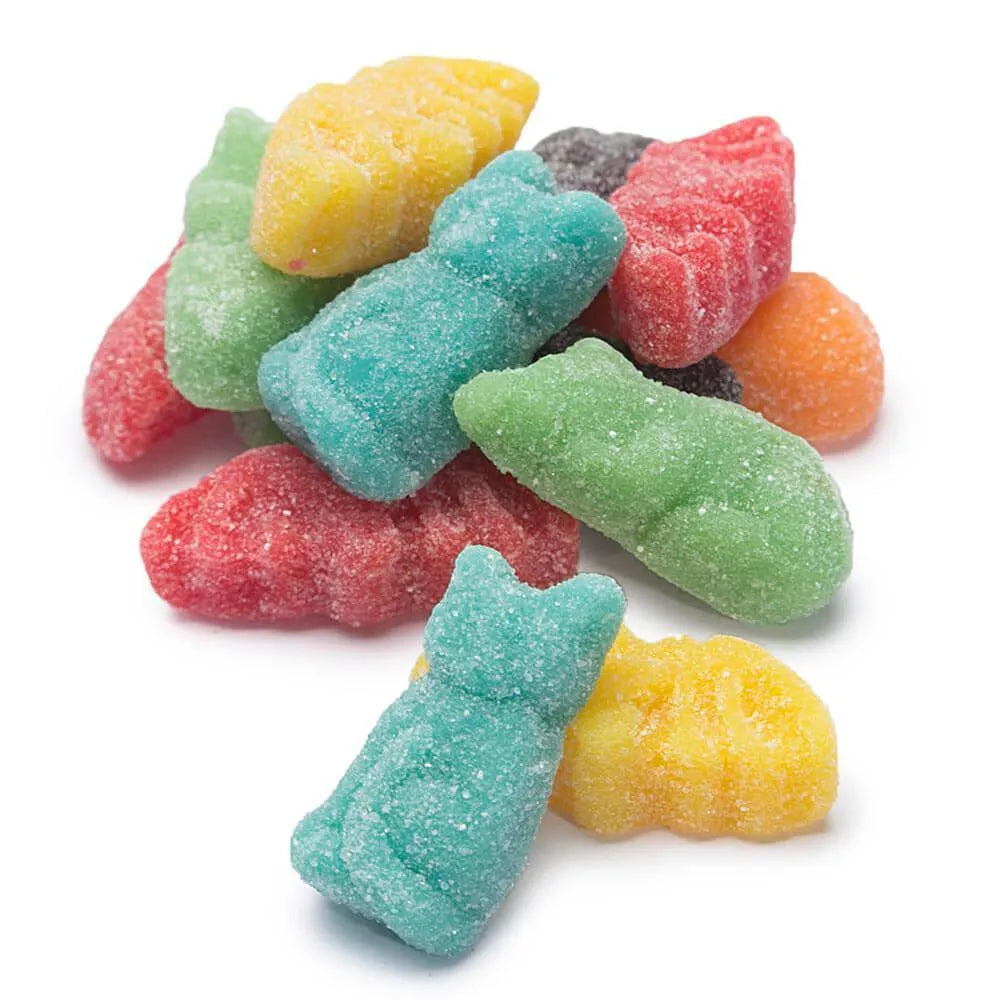 Trolli Sour Brite Gummy Bats, Cats, and Rats: 3LB Box