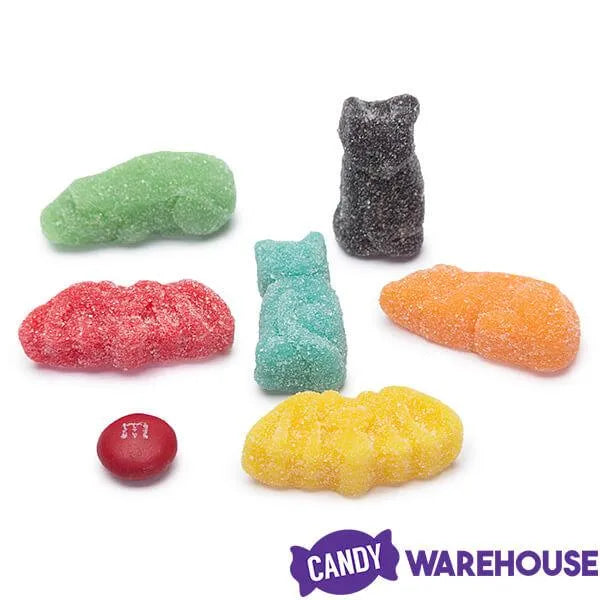 Trolli Sour Brite Gummy Bats, Cats, and Rats: 3LB Box