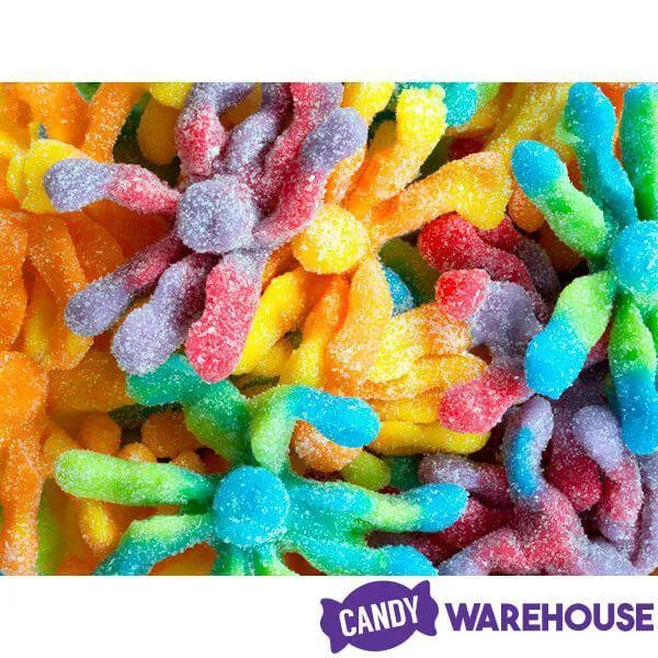 Trolli Sour Brite Gummy Octopus Candy: 3LB Box