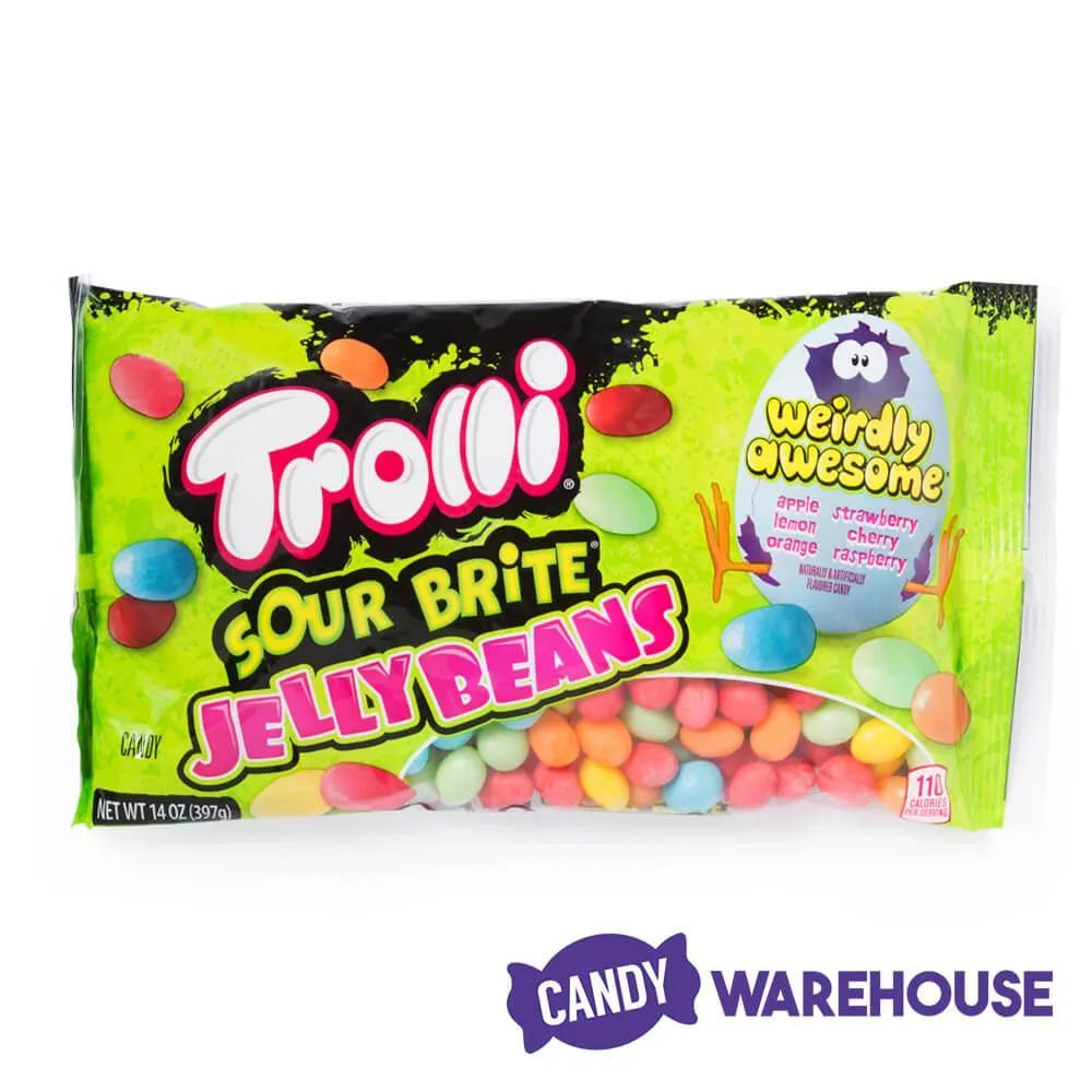 Trolli Sour Brite Jelly Beans: 14-Ounce Bag