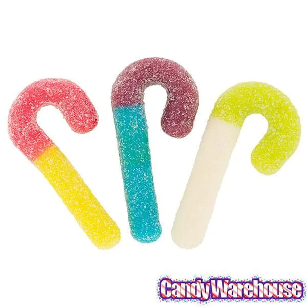 Trolli Sour Brite Mini Canes Jelly Candy Canes: 9-Ounce Bag