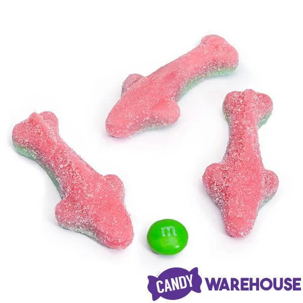 Trolli Sour Watermelon Gummy Sharks Candy: 3LB Box