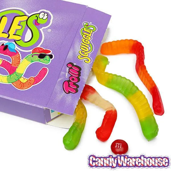 Trolli Squiggles Gummy Worms 4-Ounce Theater Boxes: 12-Piece Case