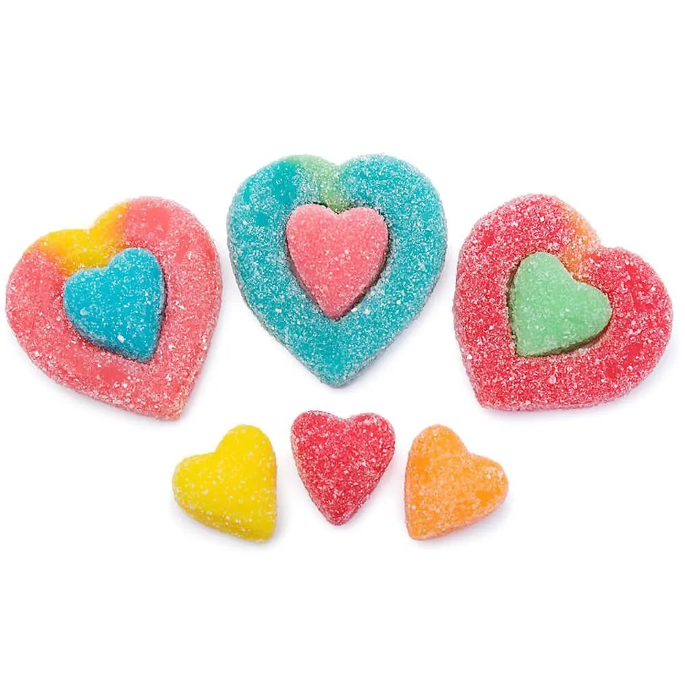 Trolli Sweet and Sour Mash Up Hearts Gummy Candy: 10-Ounce Bag