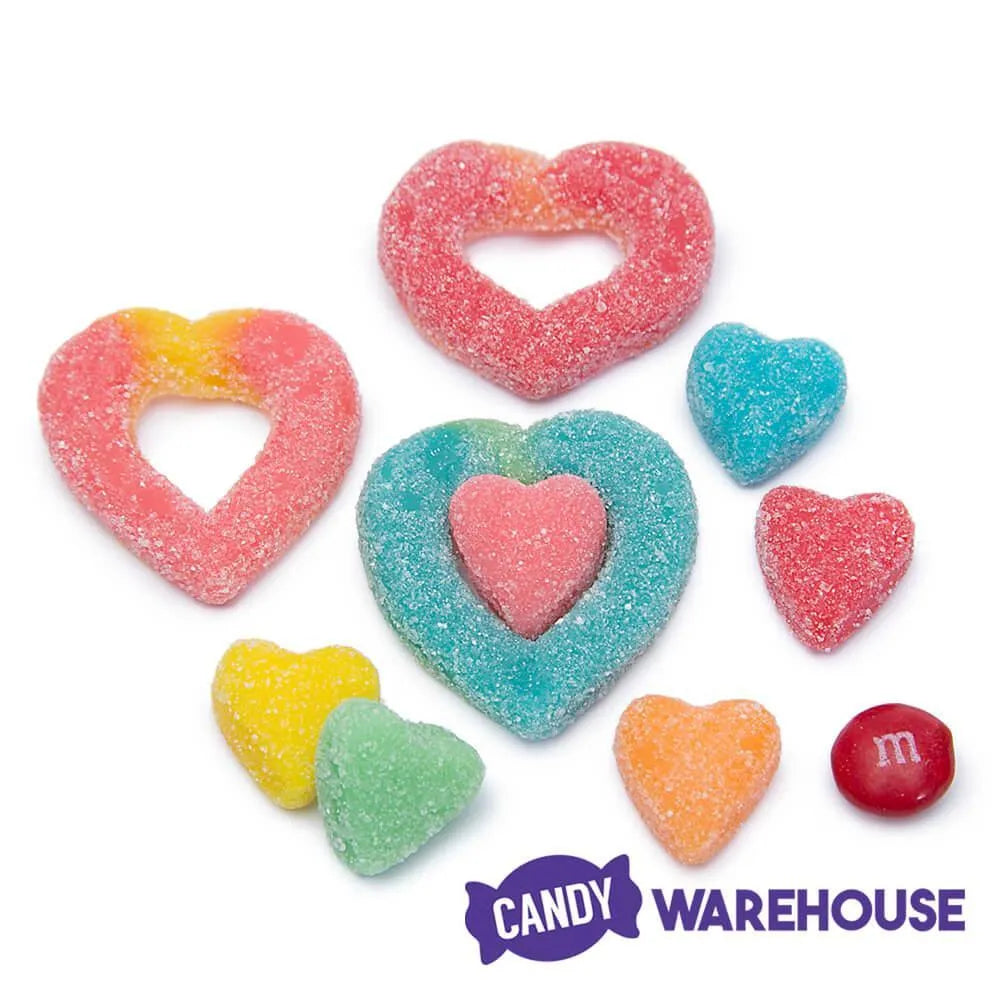 Trolli Sweet and Sour Mash Up Hearts Gummy Candy: 10-Ounce Bag