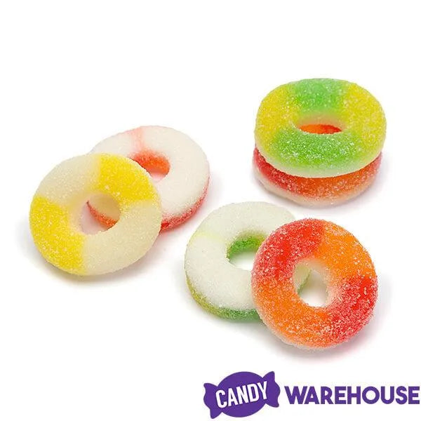 Trolli Tropic O's Assorted Gummy Rings Candy: 3LB Box