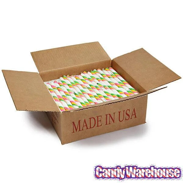 Tropical Fruit Hard Candy Sticks: 100-Piece Box