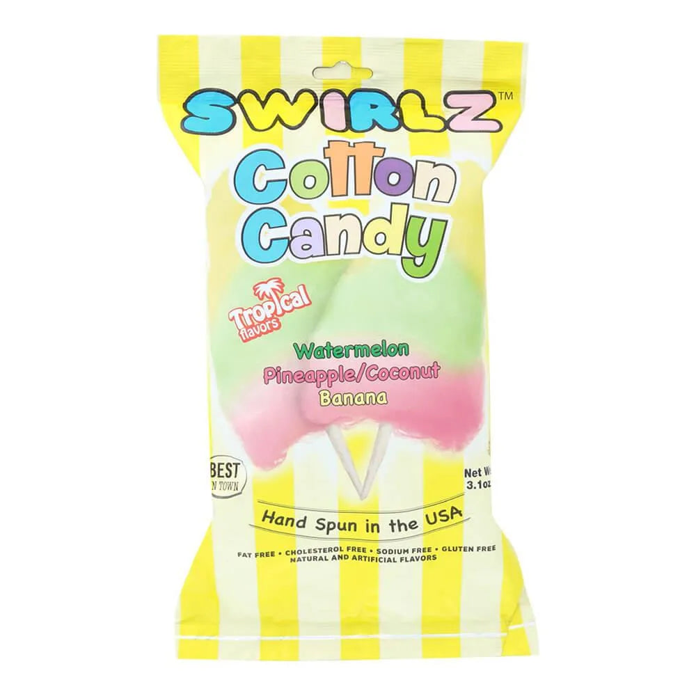 Tropical Swirlz Cotton Candy: 12-Piece Box