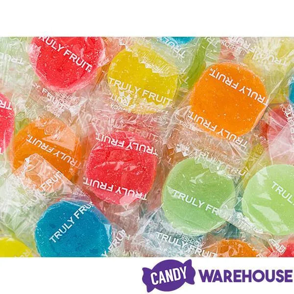 Truly Fruit Soft Jell Candy Discs: 100-Piece Tub