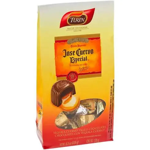 Turin Jose Cuervo Tequila Liquor Filled Chocolates: 12-Piece Case