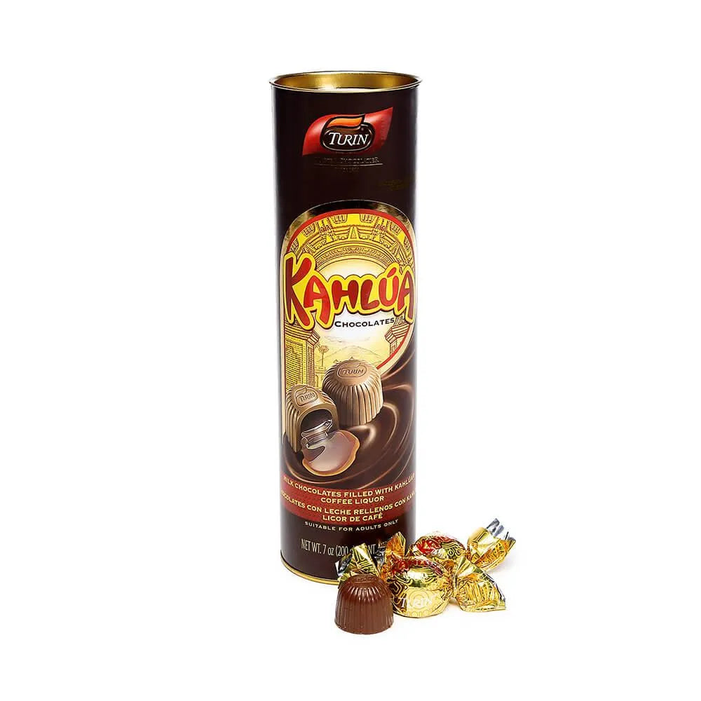 Turin Kahlua Liquor Filled Chocolates: 20-Piece Tube