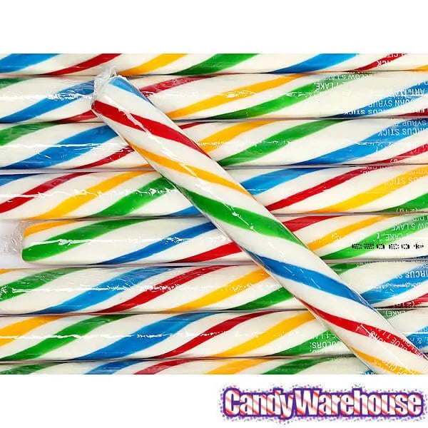 Tutti Frutti Hard Candy Sticks: 100-Piece Box