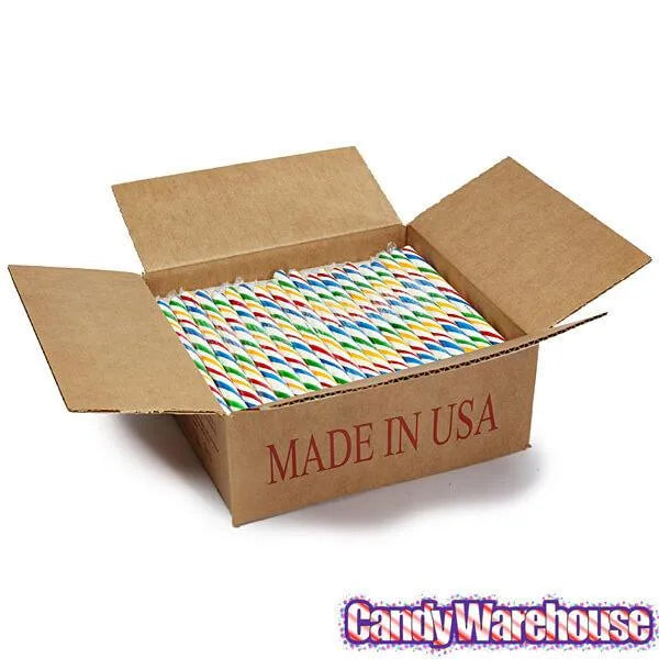 Tutti Frutti Hard Candy Sticks: 100-Piece Box