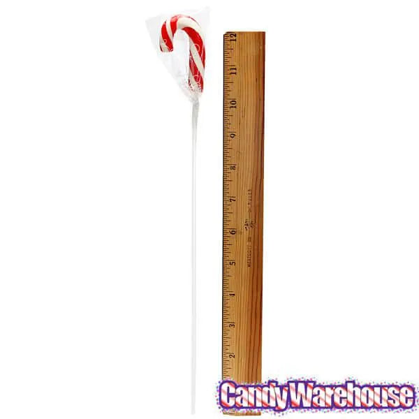 Twinkle Candy Red & White Christmas Candy Cane Lollipops: 100-Piece Bag