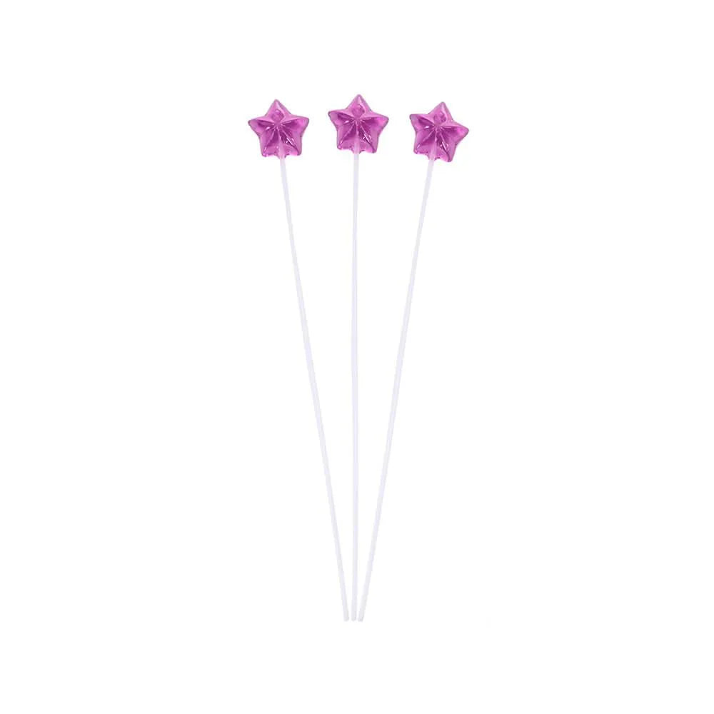 Twinkle Candy Star Lollipops - Purple: 120-Piece Bag