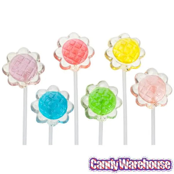 Twinkle Candy Sunflower Lollipops: 120-Piece Bag