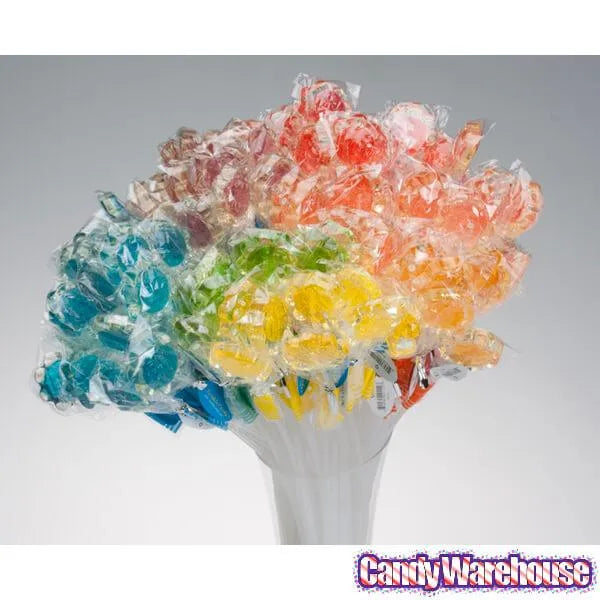 Twinkle Candy Sunflower Lollipops: 120-Piece Bag