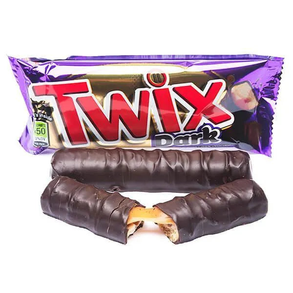 Twix Dark Chocolate Candy Bars: 36-Piece Box