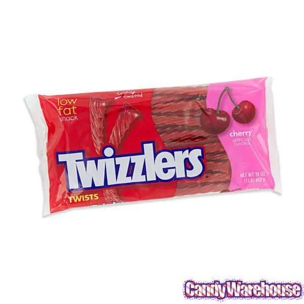 Twizzlers Cherry Licorice Twists: 16-Ounce Bag