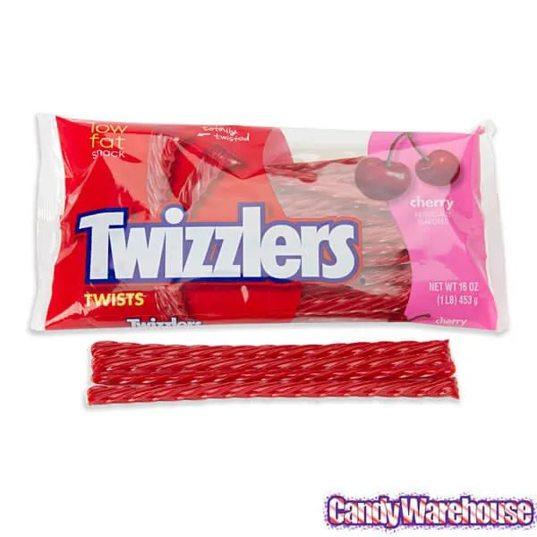 Twizzlers Cherry Licorice Twists: 16-Ounce Bag