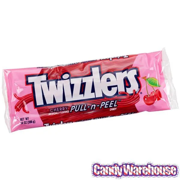 Twizzlers Cherry Pull-n-Peel Licorice Twists: 14-Ounce Bag