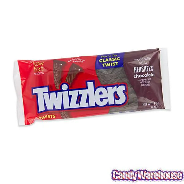 Twizzlers Chocolate Licorice Twists: 12-Ounce Bag