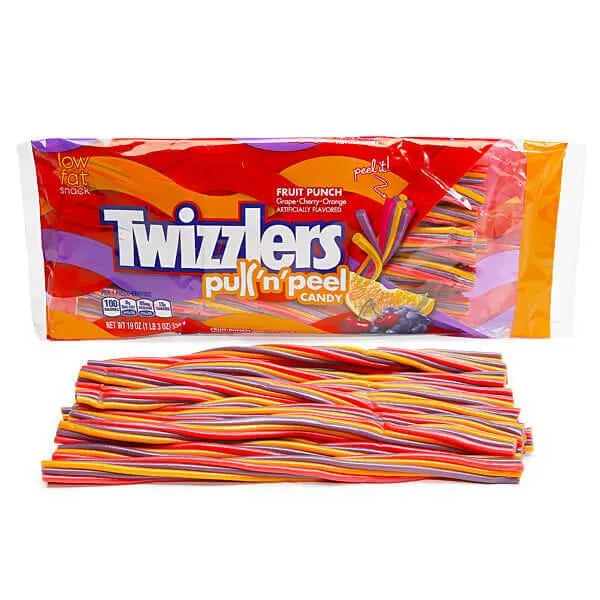 Twizzlers Fruit Punch Pull-n-Peel Licorice Twists: 19-Ounce Bag