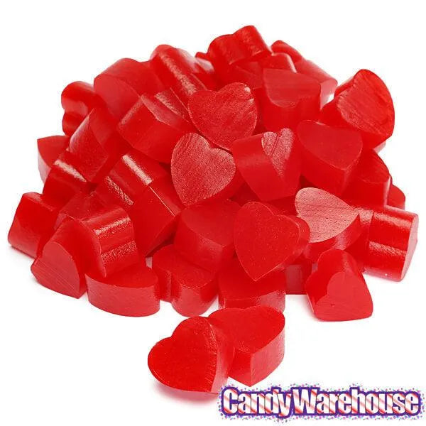 Twizzlers Heart Shaped Strawberry Nibs Candy: 2LB Bag