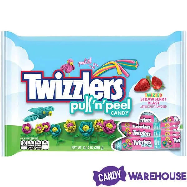 Twizzlers Strawberry Blast Pull-n-Peel Licorice Twists: 10.12-Ounce Bag