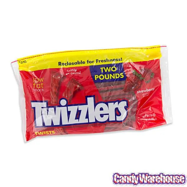 Twizzlers Strawberry Licorice Twists: 32-Ounce Reclosable Bag