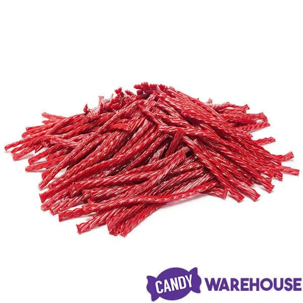 Twizzlers Strawberry Licorice Twists - Unwrapped: 5LB Tub