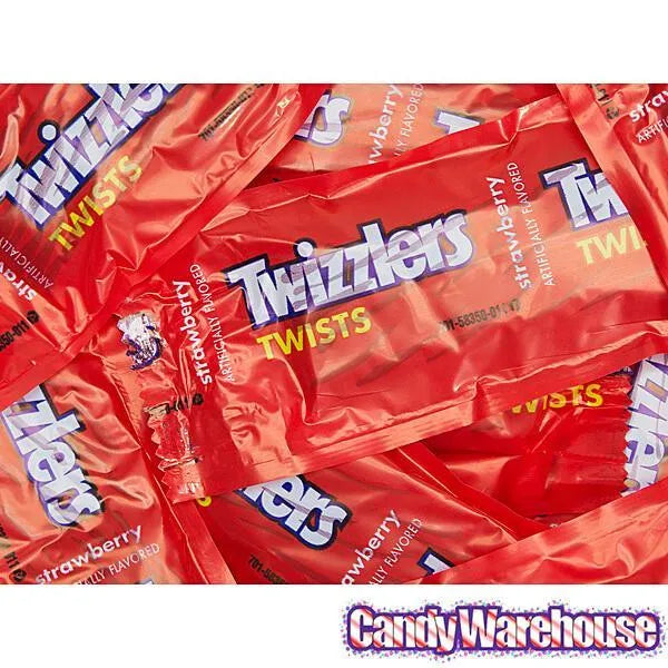 Twizzlers Strawberry Twists Snack Size Packs: 65-Piece Bag