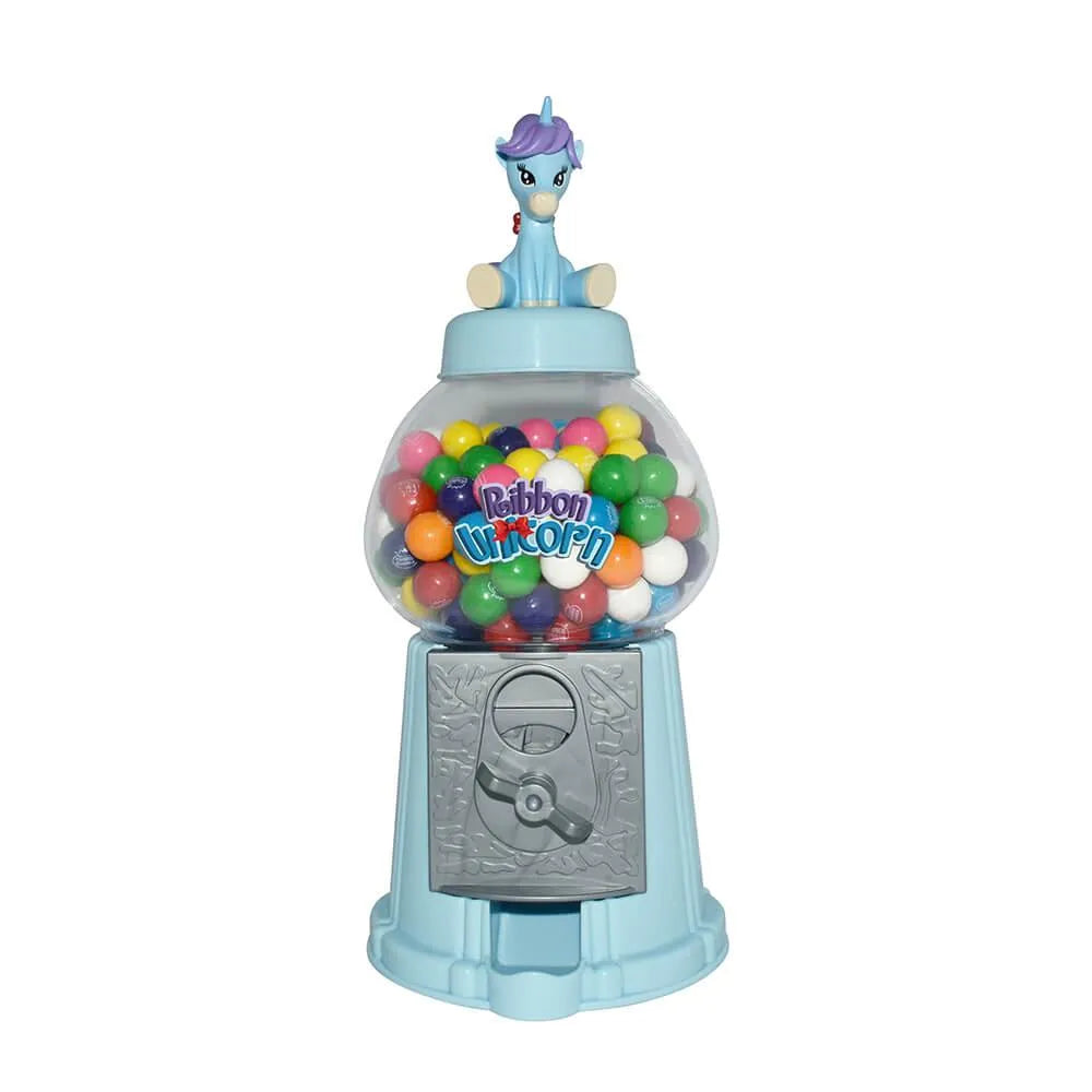 Unicorn Classic Blue Gumball Machine with Gumballs