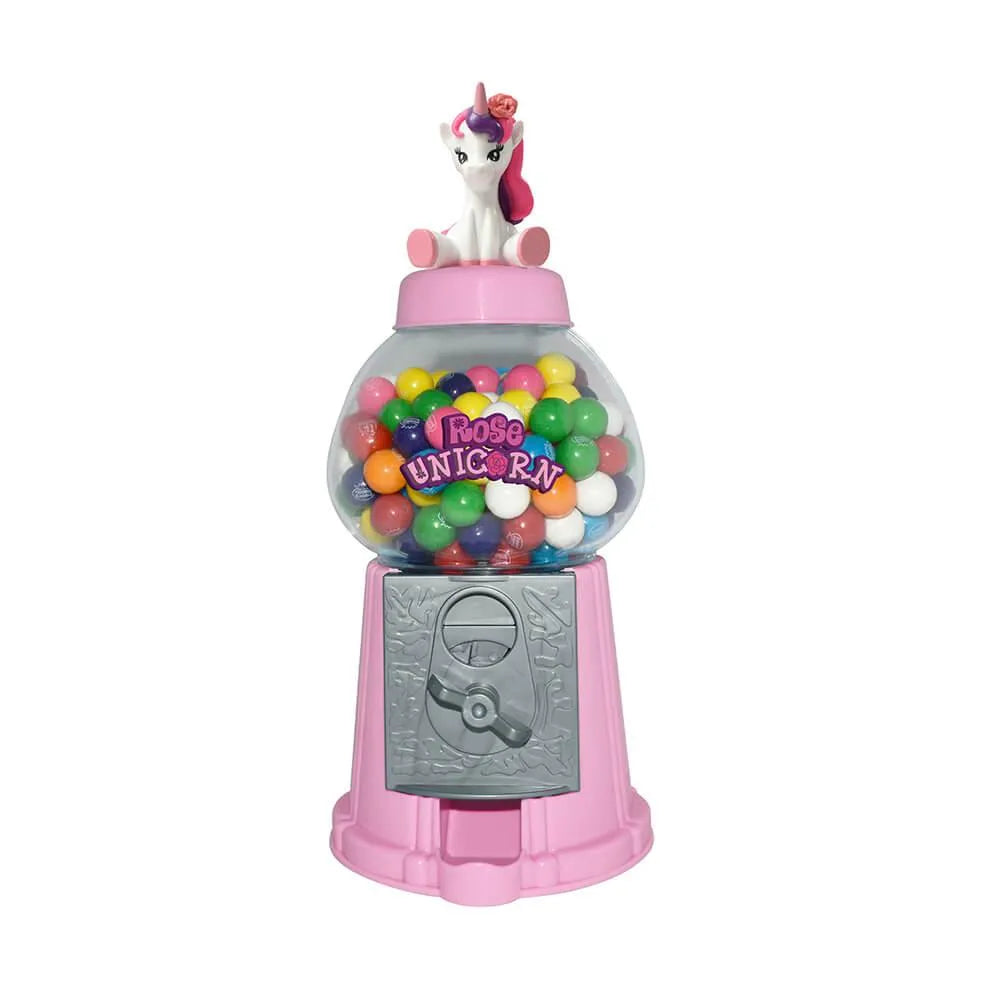 Unicorn Classic Pink Gumball Machine with Gumballs