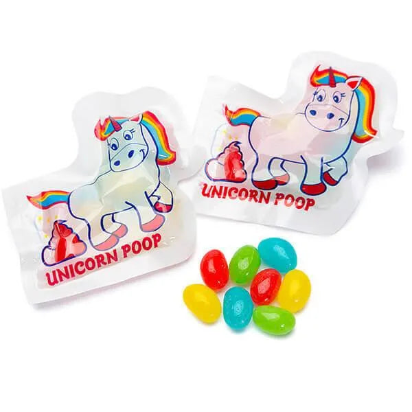 Unicorn Poop Jelly Bean Candy Packs: 24-Piece Bag